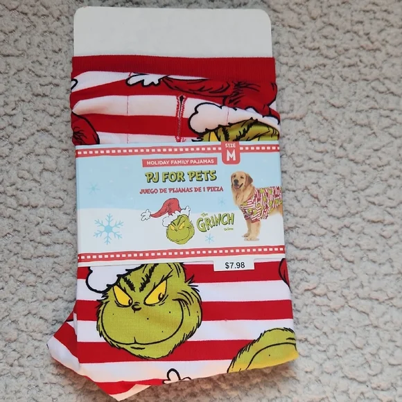 Christmas, Holiday, Festive, Matching The Grinch, Pet Dog, Or Cat Pajamas - Picture 1 of 3